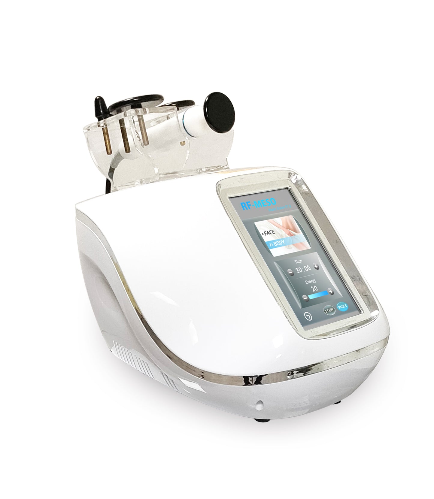 Monopolar RF diathermy face tightening