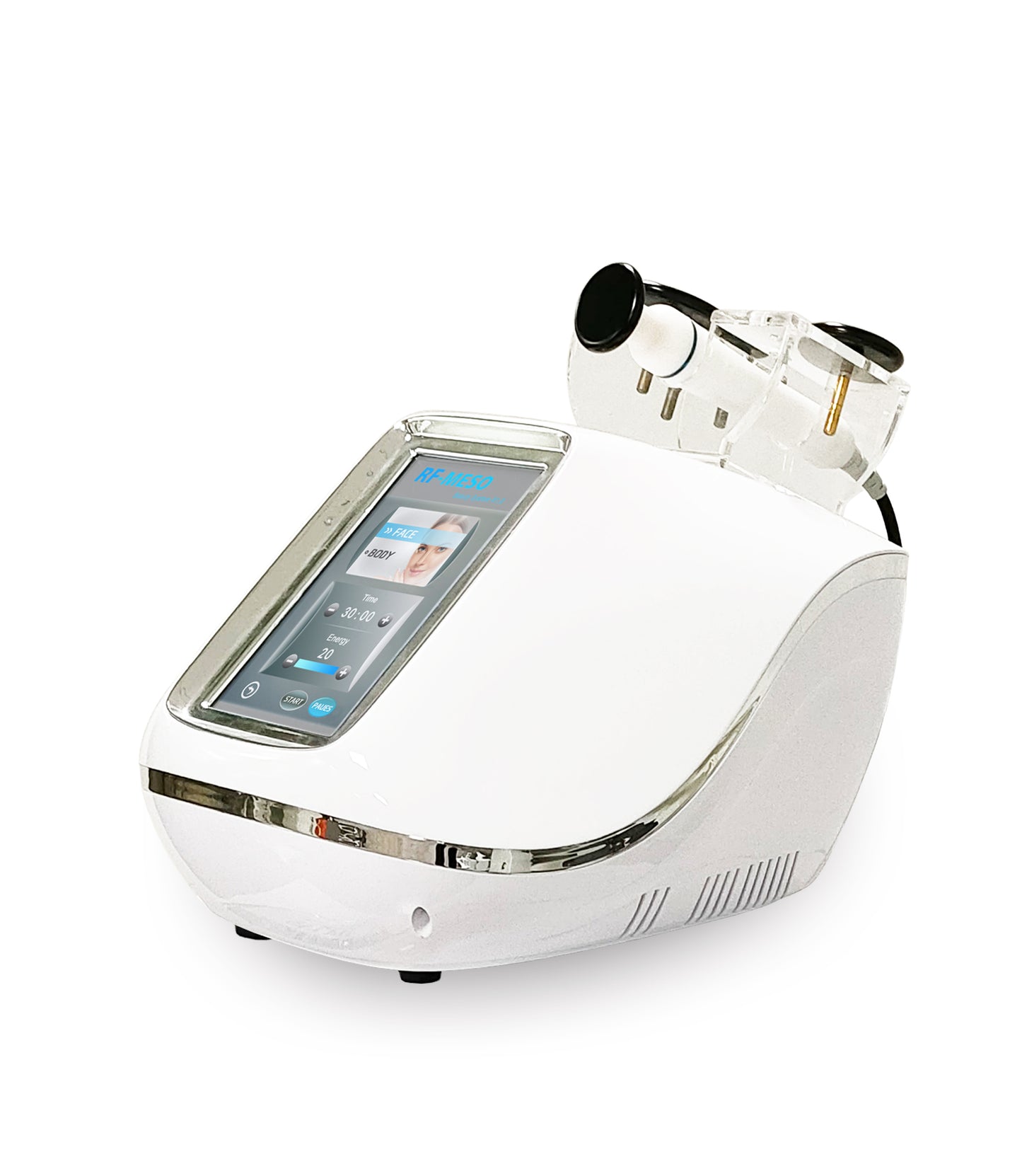Monopolar RF diathermy face tightening