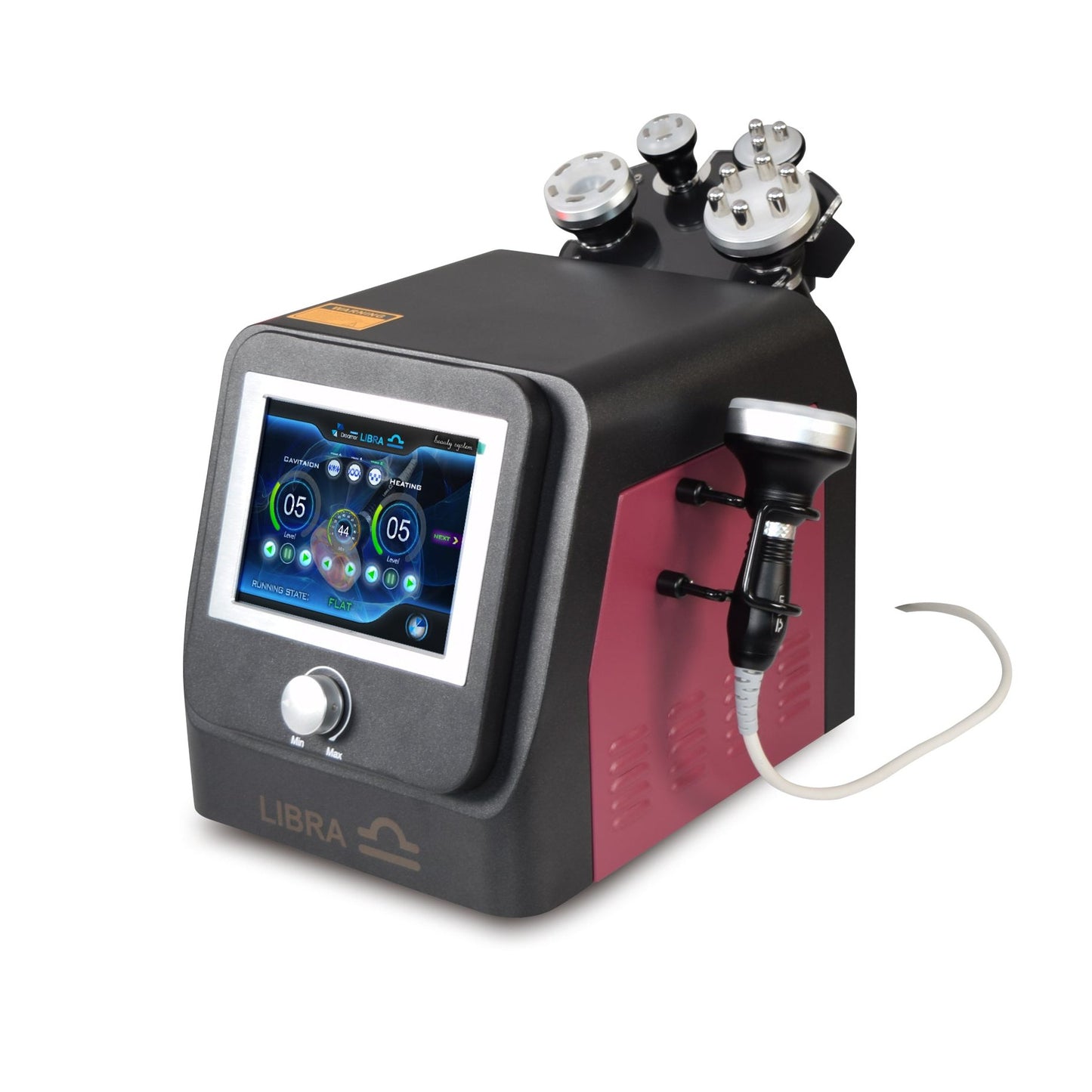 LIBRA 6 en 1 Cavitación ultrasónica Radiofrecuencia Liposucción al vacío RF Equipo de belleza para adelgazar