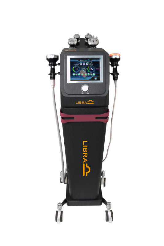 LIBRA 6 en 1 Cavitación ultrasónica Radiofrecuencia Liposucción al vacío RF Equipo de belleza para adelgazar