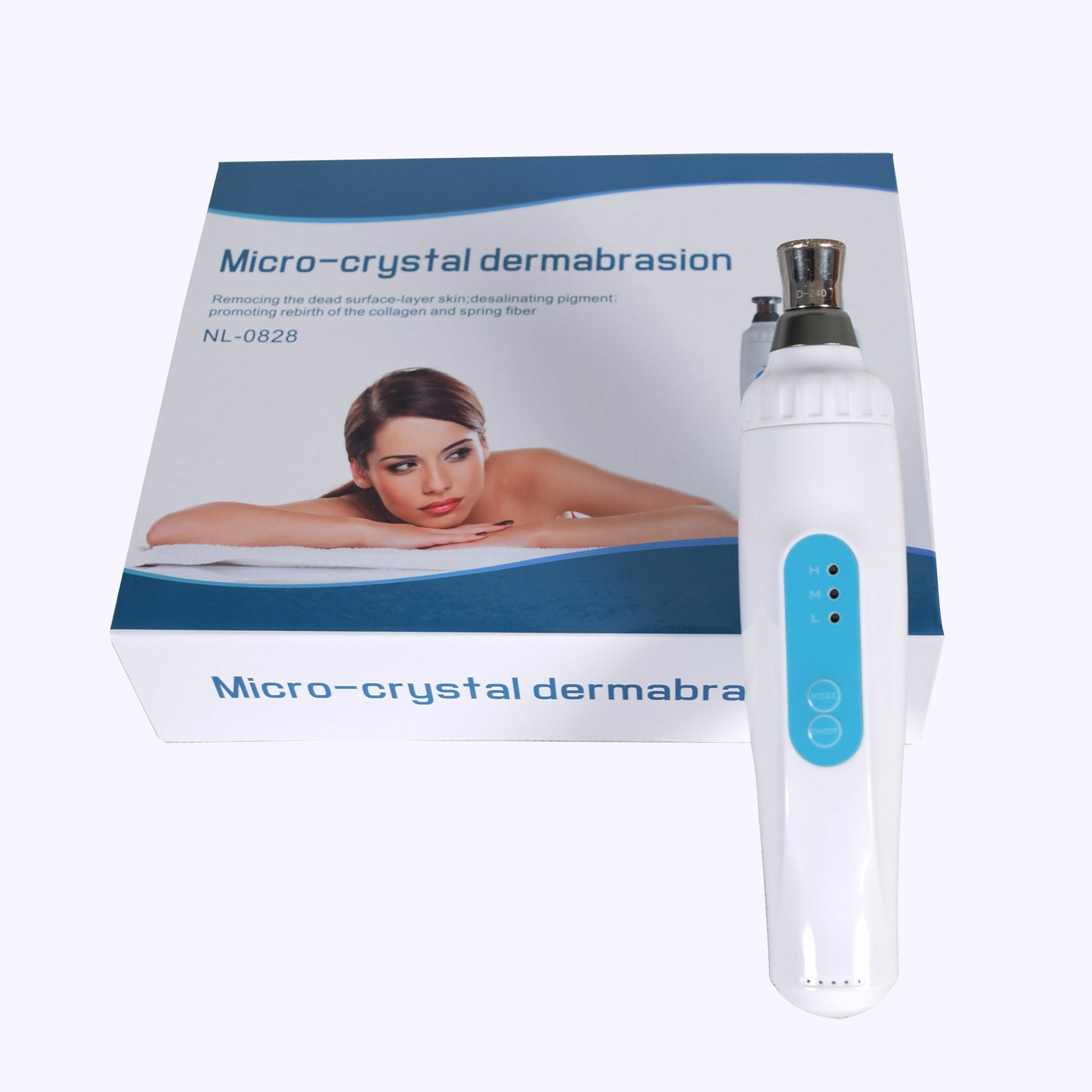 Sistema de microdermoabrasión Dispositivo de exfoliación de la piel facial en el hogar Dermoabrasión portátil