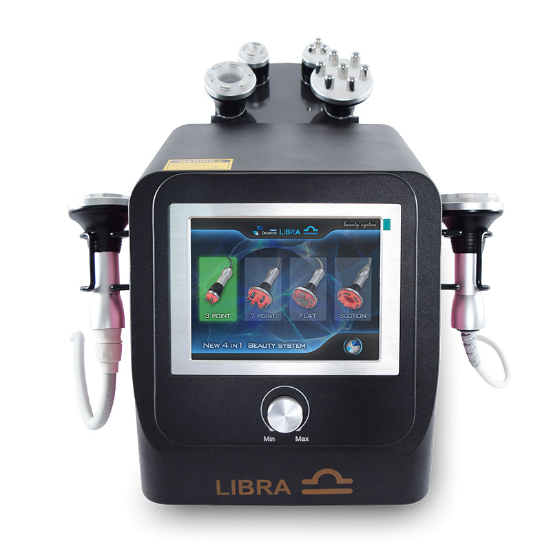 LIBRA 6 en 1 Cavitación ultrasónica Radiofrecuencia Liposucción al vacío RF Equipo de belleza para adelgazar