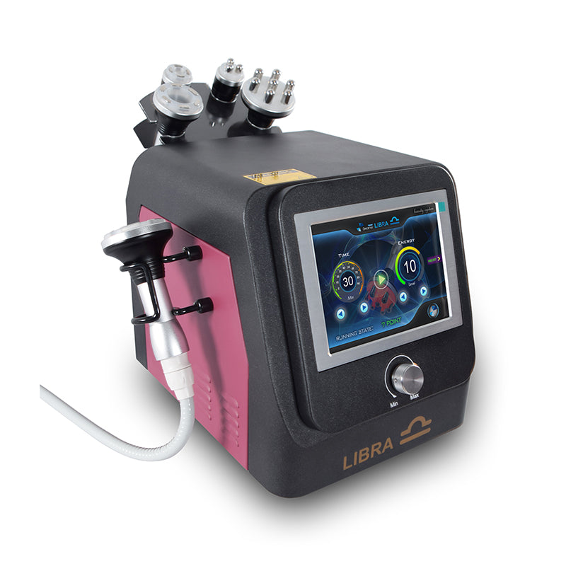 LIBRA 6 en 1 Cavitación ultrasónica Radiofrecuencia Liposucción al vacío RF Equipo de belleza para adelgazar