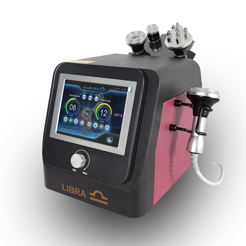 LIBRA  6 in 1 Ultrasonic Cavitation Radio Frequency Vacuum Liposuction RF Slimming Beauty Equipment